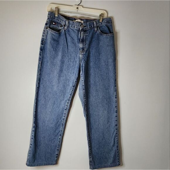 Tommy Hilfiger jeans women's size 10 blue high rise - Picture 1 of 6